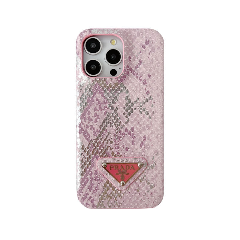 Luxury PR phone case for iPhone pink