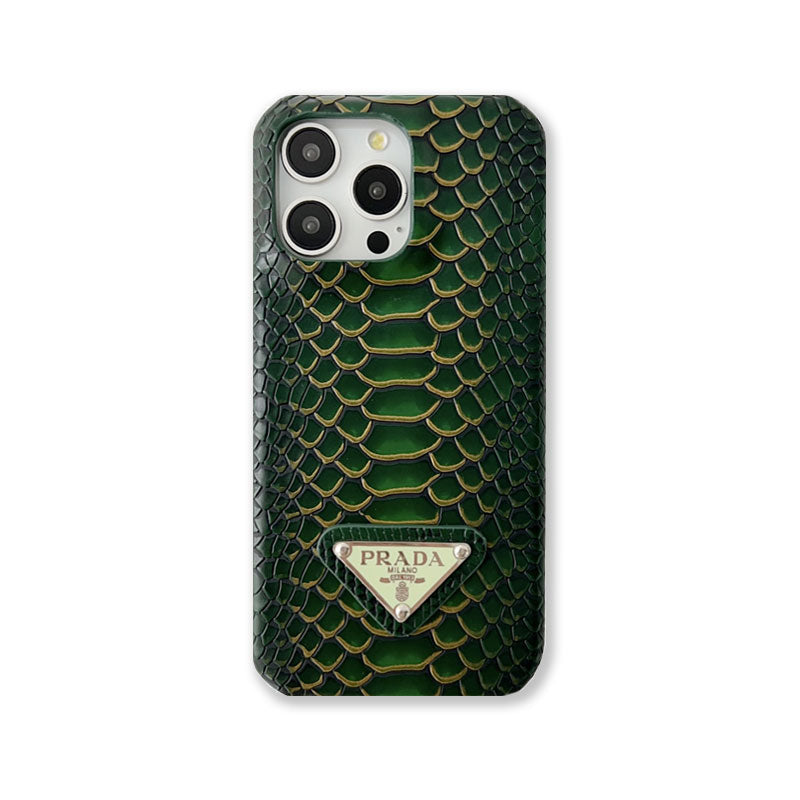 Classic PR phone case for iPhone green