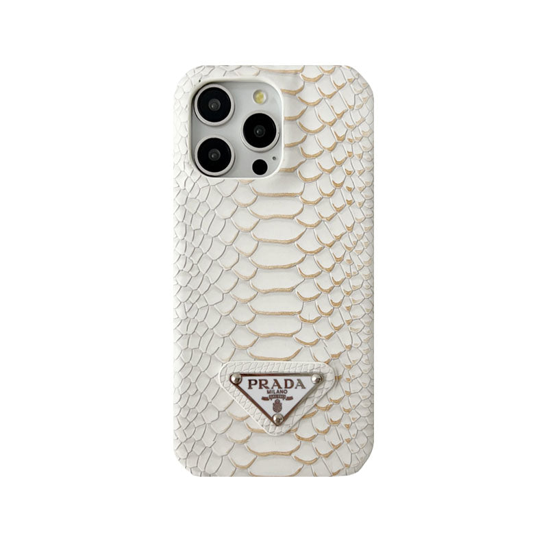 Classic PR phone case for iPhone white