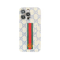 Classic luxury iPhone case blue