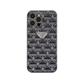 Luxury iPhone case puffer case black