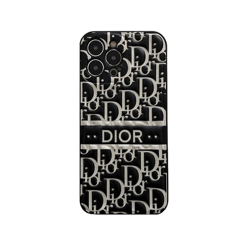 CD iPhone case puffer case black