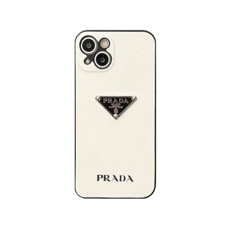 Prada iPhone case white