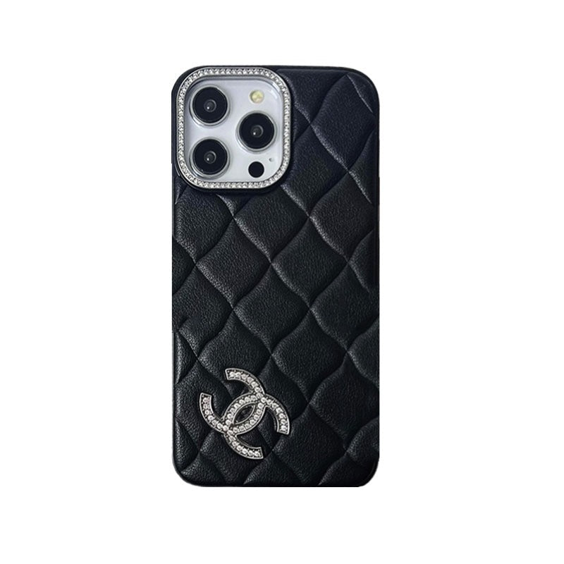 Luxury iPhone case black