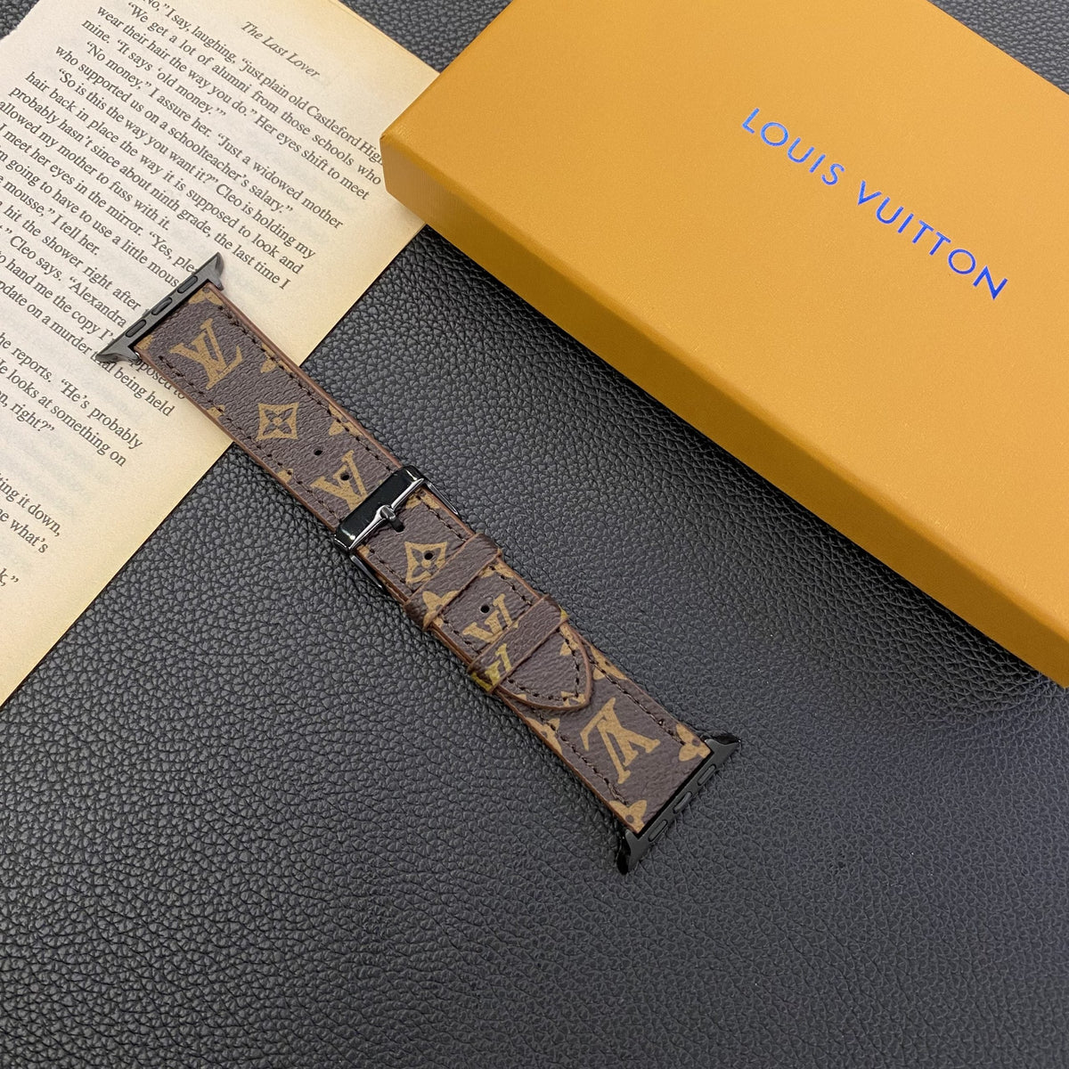 LV Apple Watch Band Brown Monogram