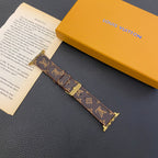 LV Apple Watch Band Brown Monogram