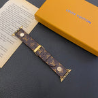 LV Apple Watch Band Brown Monogram