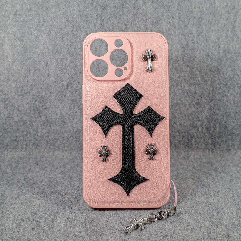 Chrome Hearts Cross Phone Case iPhone 11 12 13 14 15 Pro Max Plus
