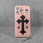 Chrome Hearts Cross Phone Case iPhone 11 12 13 14 15 Pro Max Plus