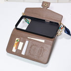 Coated Canvas GG Crossbody Wallet Case
