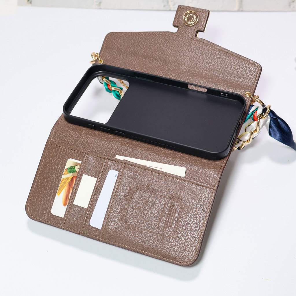 Coated Canvas GG Crossbody Wallet Case
