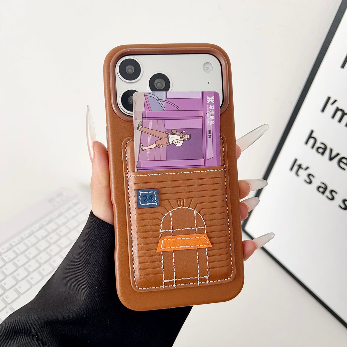 Card Holder Hermes iPhone Case