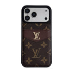 Folding Card Holder Louis V iPhone Case for iPhone 12 13 14 15 16 17 / Pro / Pro Max / Plus / Air