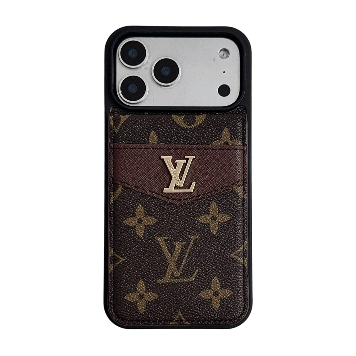 Folding Card Holder Louis V iPhone Case for iPhone 12 13 14 15 16 17 / Pro / Pro Max / Plus / Air
