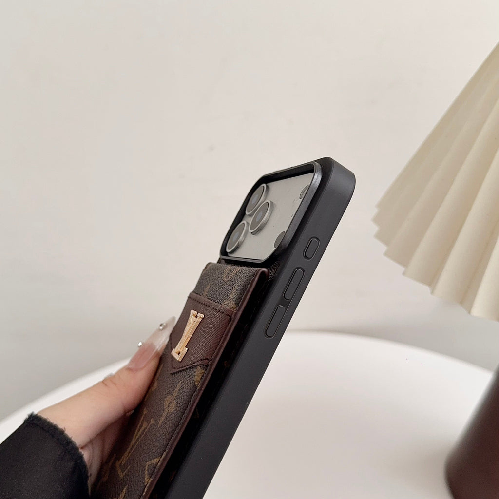 Folding Card Holder Louis V iPhone Case