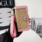 Coach Canvas Print Wallet Case iPhone 17/Pro/Pro Max/Air