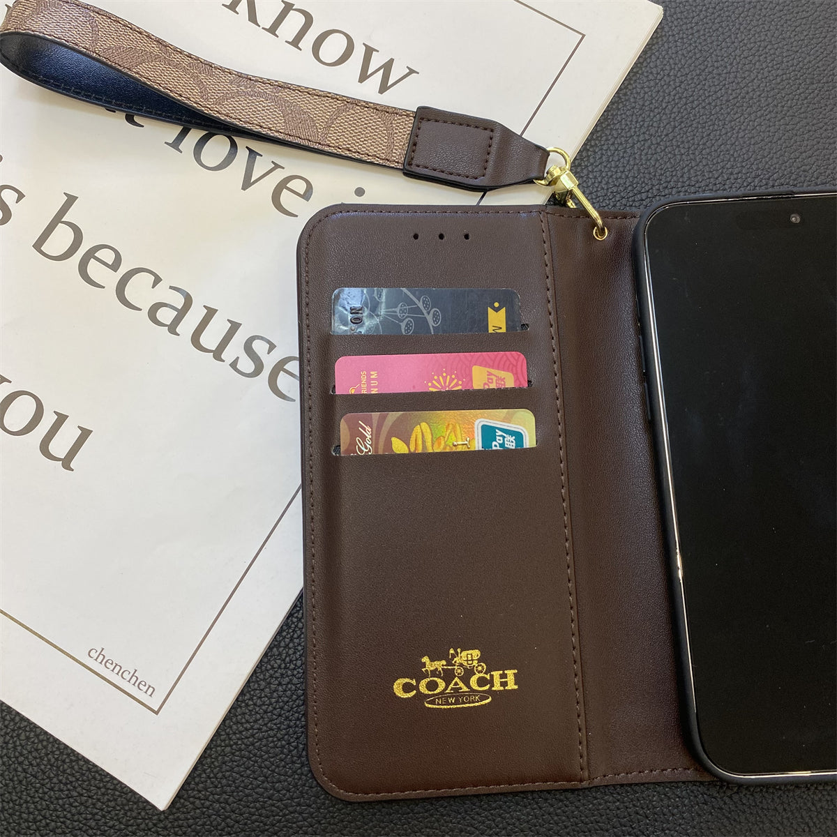 Coach Wallet iPhone Case