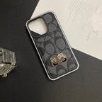 Luxury Coach Phone Case Card Holder Leather