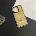 Luxury Coach Phone Case Card Holder Leather