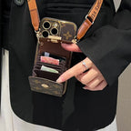 Crossbody Card Holder LV iPhone Case