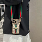 Crossbody Card Holder LV iPhone Case