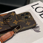 Crossbody Card Holder LV iPhone Case