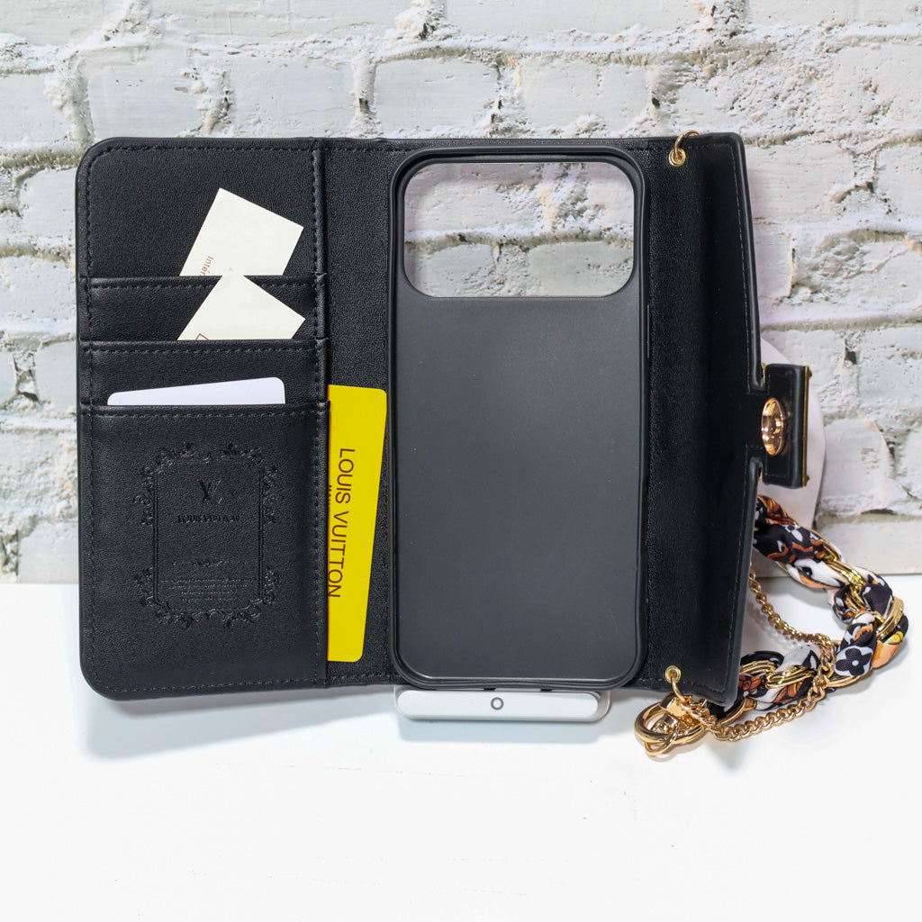 Crossbody LV Wallet Case