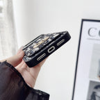 Fabric DR Phone Case Card Holder
