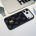 Fabric Denim iPhone 17 Series LV Style Phone Case