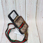 Designer Crossbody LV Zipped iPhone Case