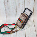 Designer Crossbody LV Zipped iPhone Case