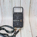 Designer Crossbody LV Zipped iPhone Case
