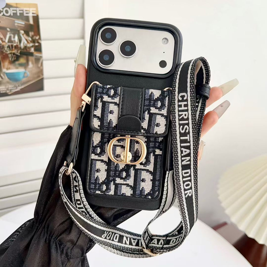 DR Crossbody iPhone Case Card Holder