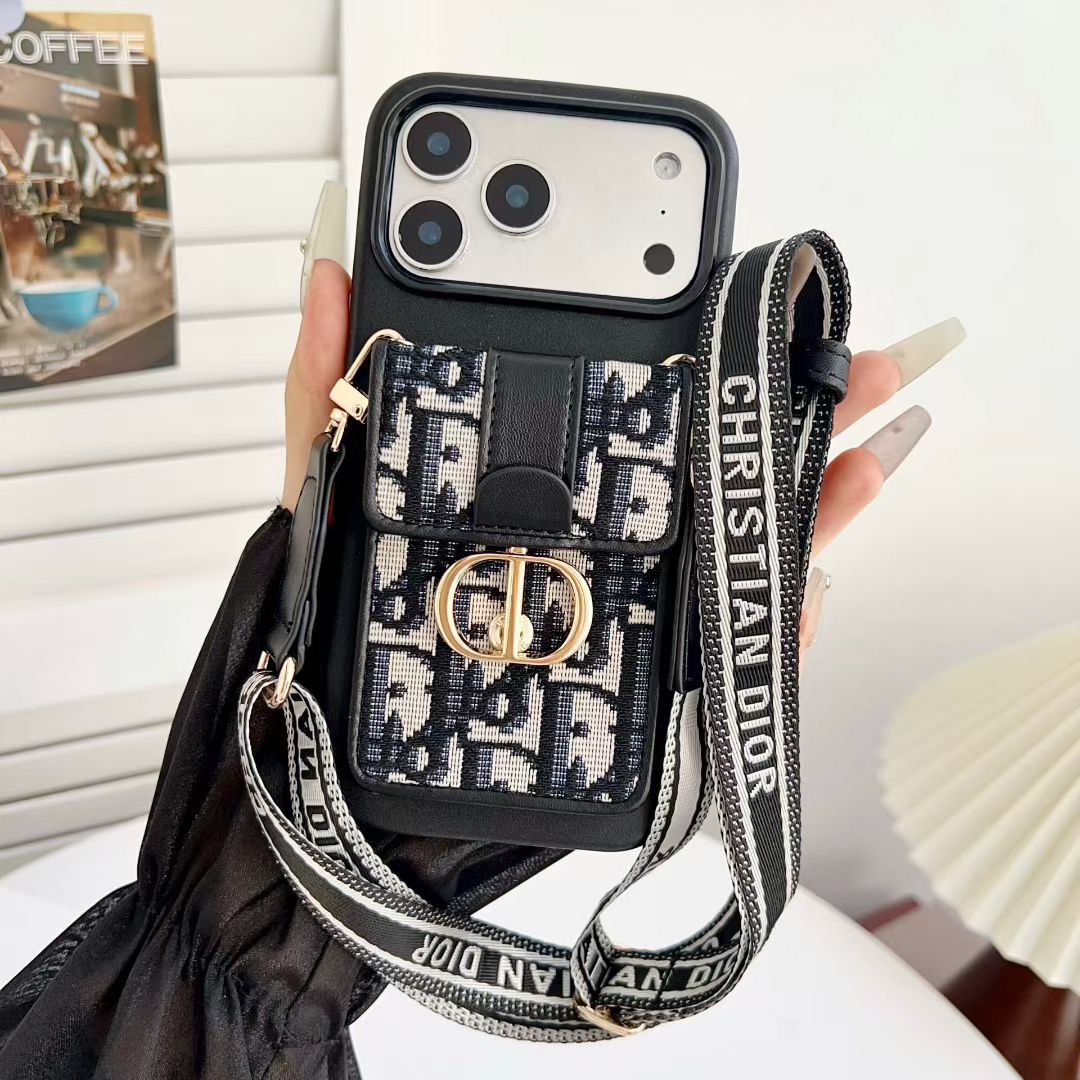 DR Crossbody iPhone Case Card Holder