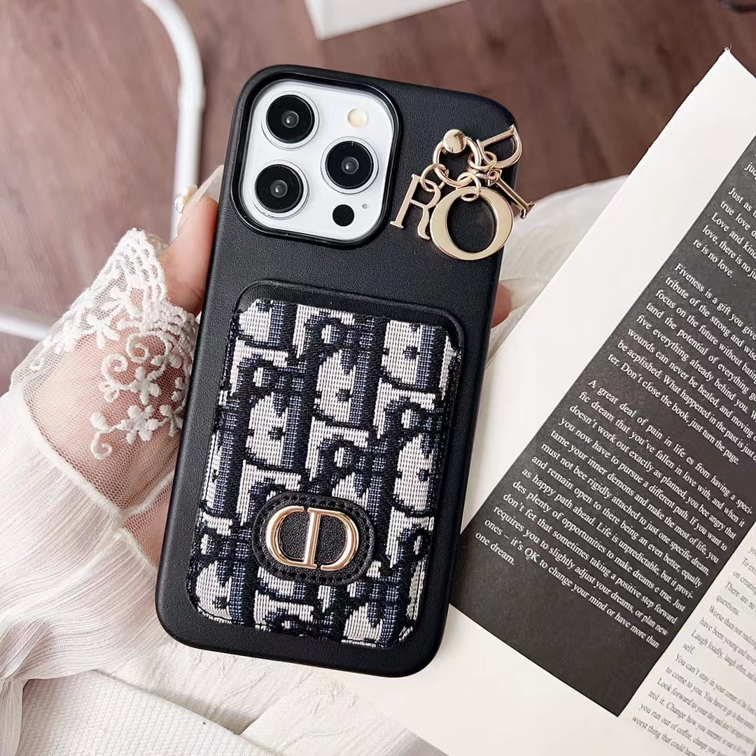 Christian Dior iPhone Case Card Slot