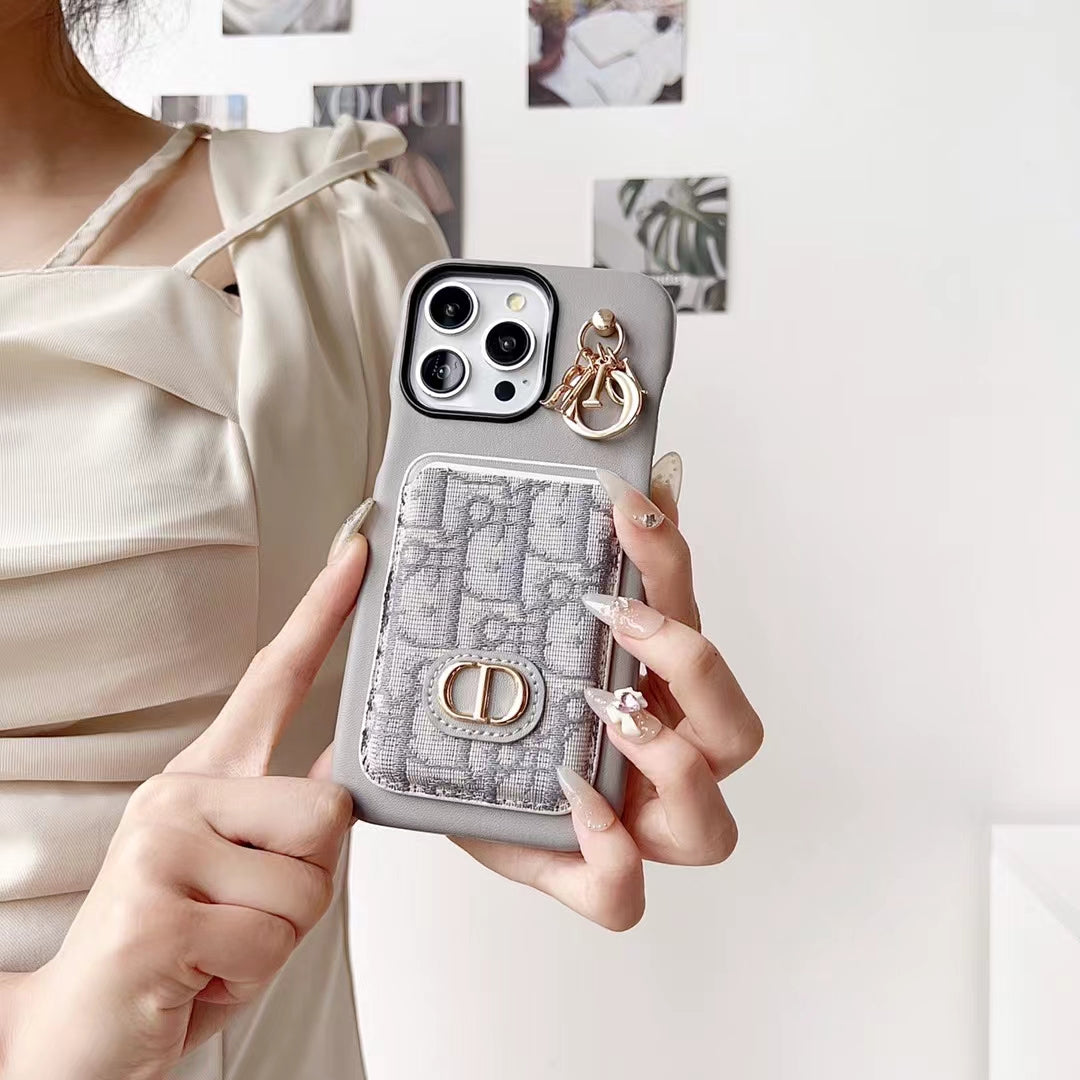 Christian Dior iPhone Case Card Slot