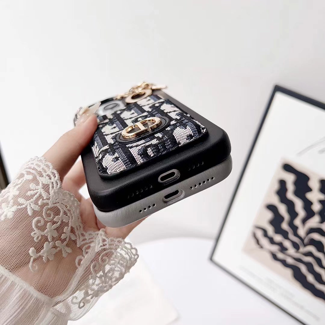 Christian Dior iPhone Case Card Slot