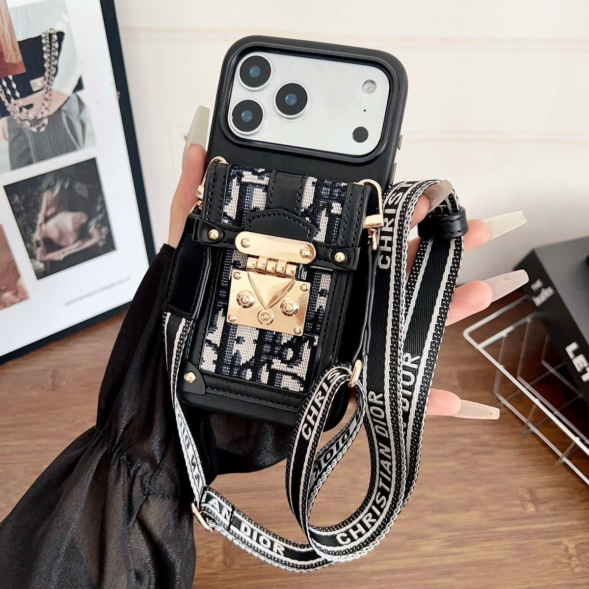 Fashion Dior Crossbody Phone Case