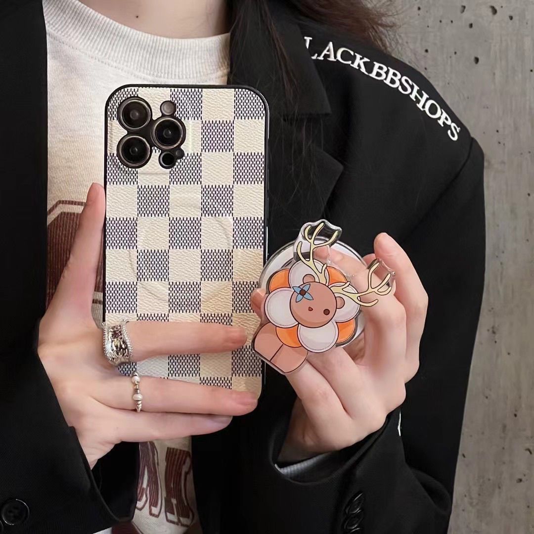 Luxury MagSafe iPhone case showing the fashion patterned rear design and slim fit