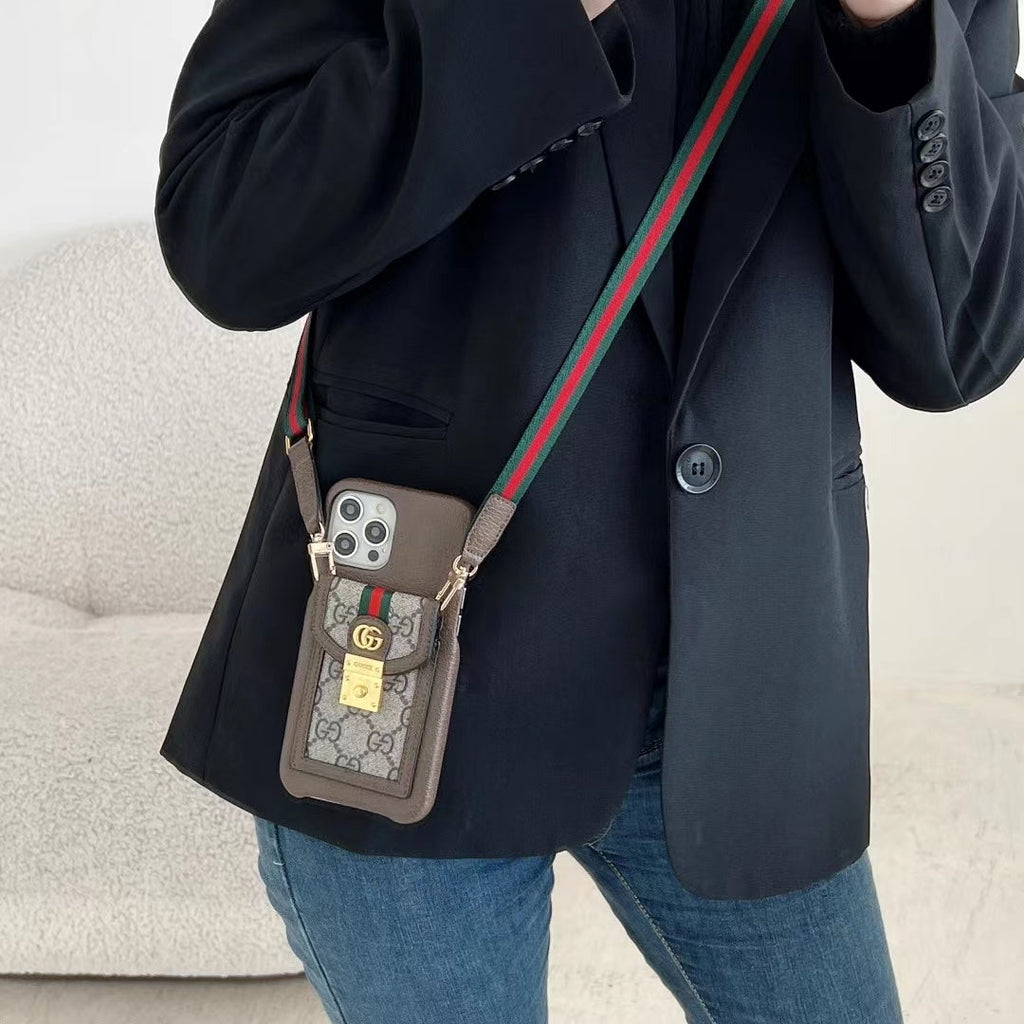 Designer Crossbody Style iPhone Case