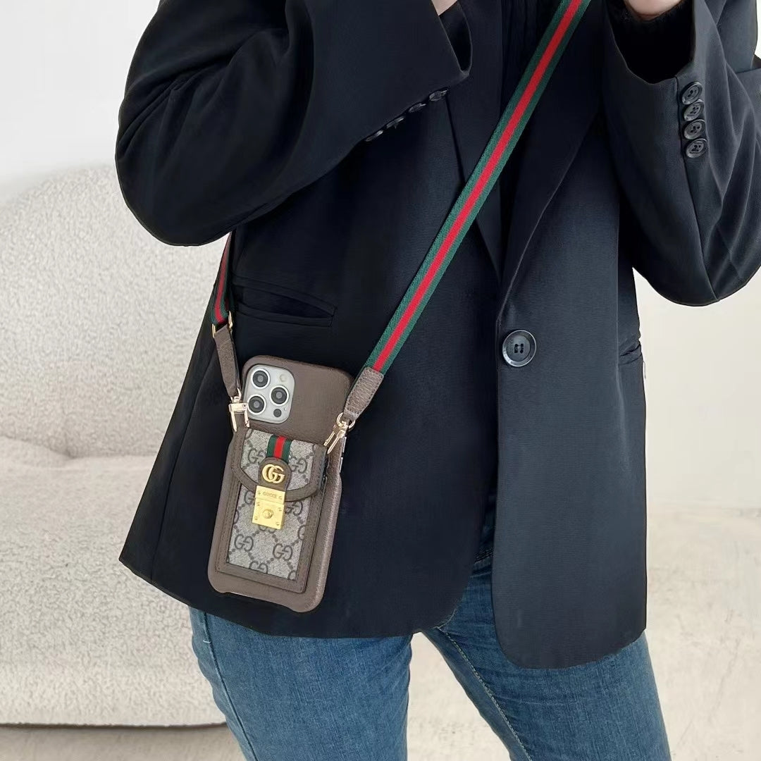 Designer Crossbody Style iPhone Case