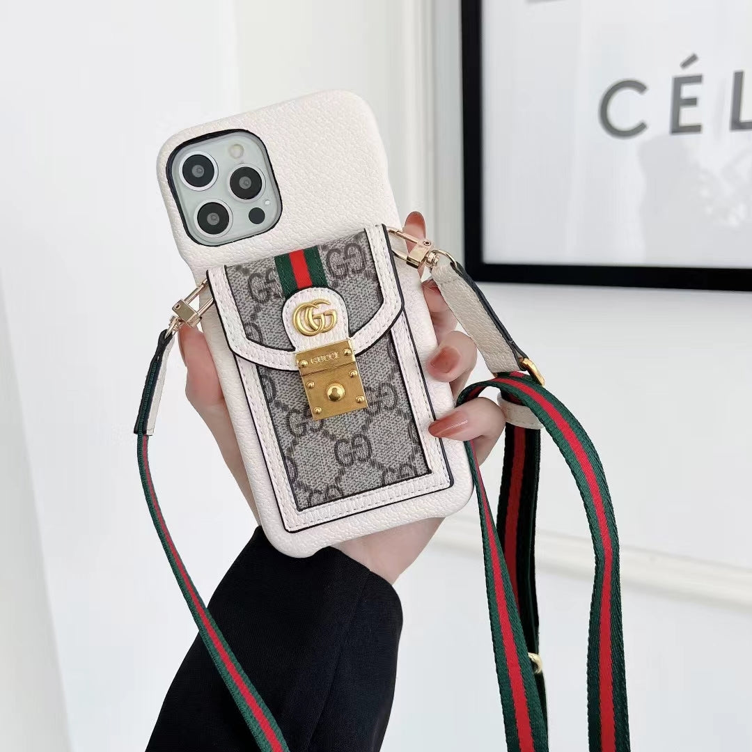 Designer Crossbody Style iPhone Case