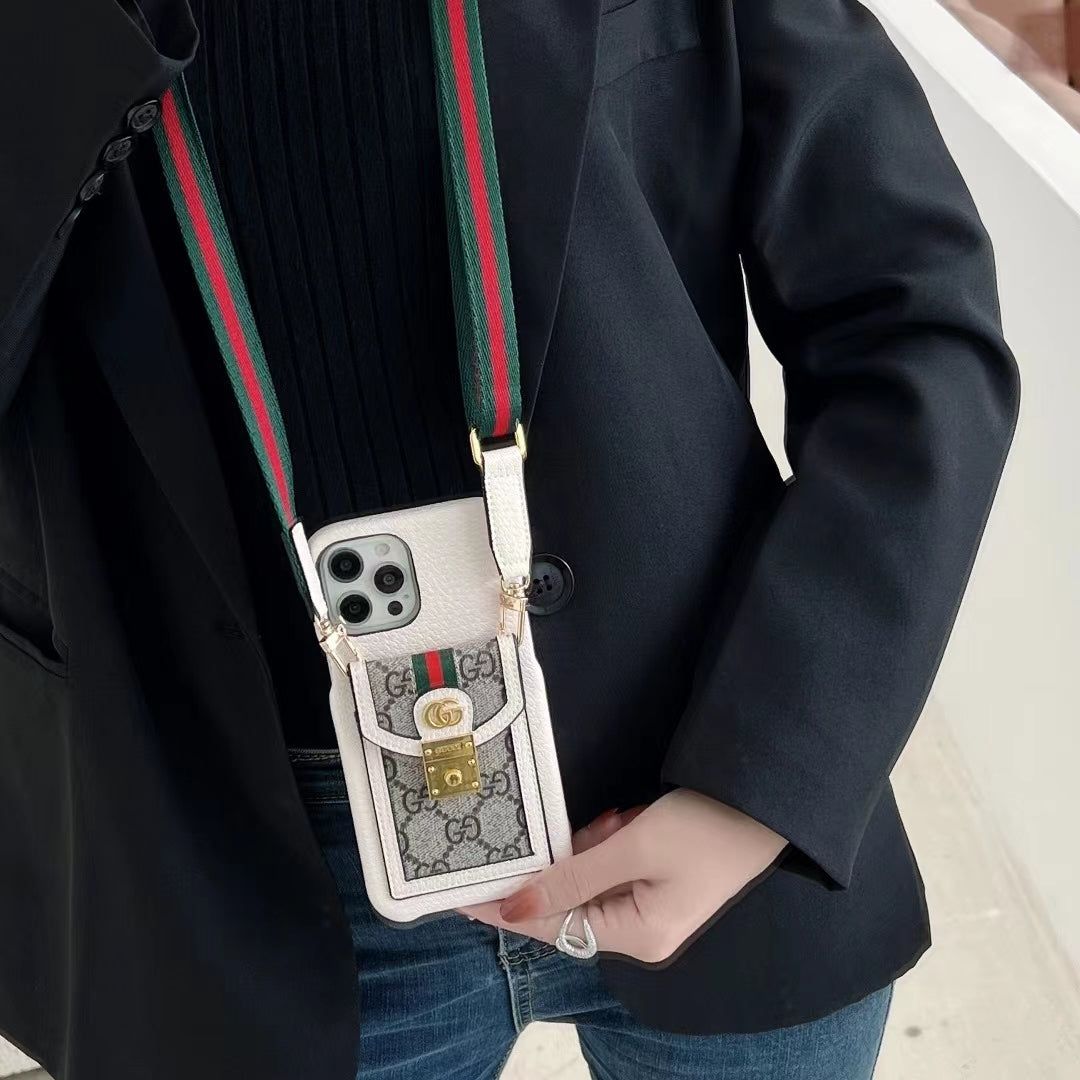 Designer Crossbody Style iPhone Case