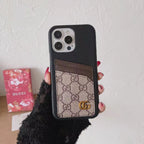 GG iPhone Case Card Slot Accent Color
