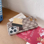GG iPhone Case Card Slot Accent Color
