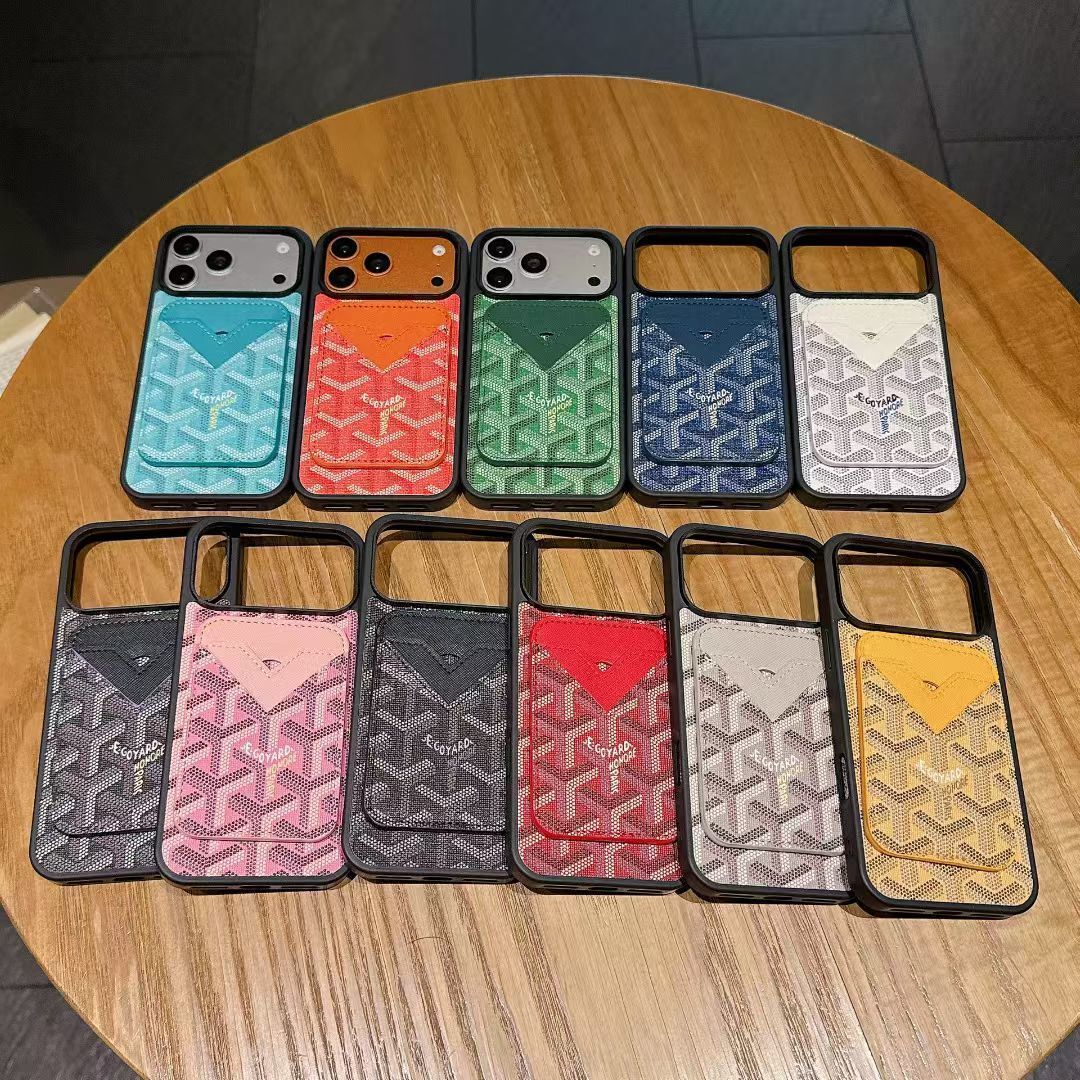 Goyard Magnet Card Holder Phone Case