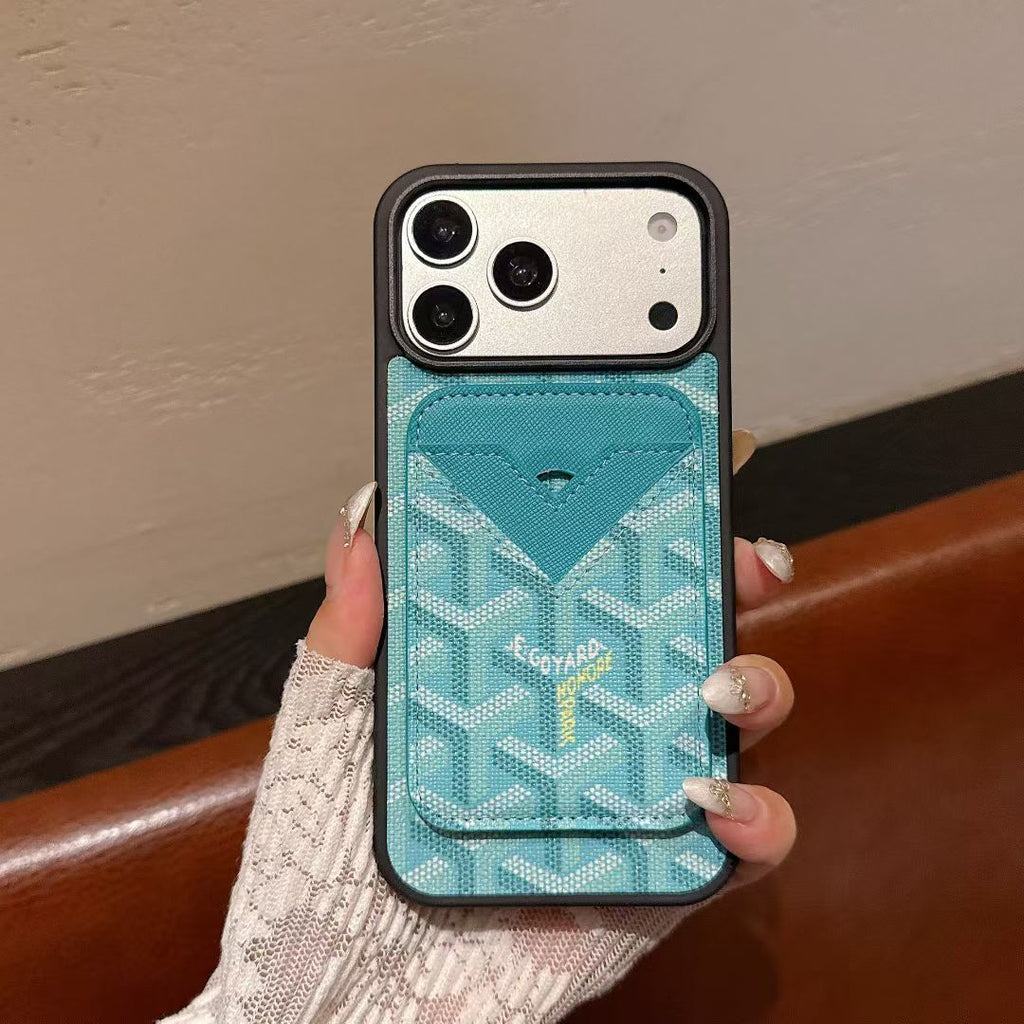 Goyard Magnet Card Holder Phone Case