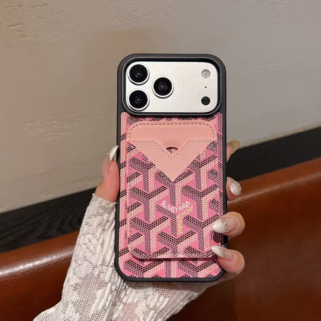Goyard Magnet Card Holder Phone Case