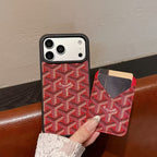 Goyard Magnet Card Holder Phone Case