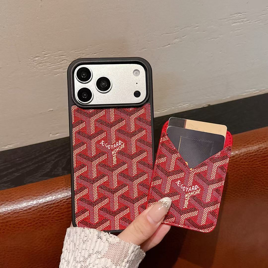 Goyard Magnet Card Holder Phone Case